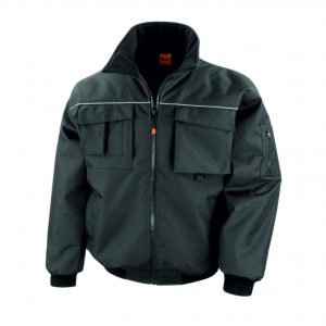 Arbeitsschutzjacke mit Stickerei